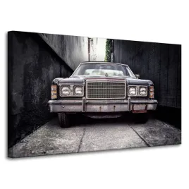 obraz-na-plotnie-vintage-retro-samochod-100x60-cm-classic-ford-ciemne-tlo