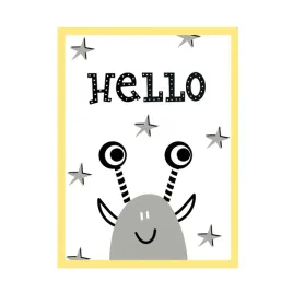 plakat-idealny-dla-dziecka-hello-24x30-cm-ramka-zolta
