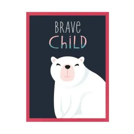 plakat-dzieciece-mis-brave-child-24x30-cm-ramka-amarant