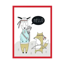 plakat-idealny-dla-dziecka-hello-24x30-cm-ramka-amarant