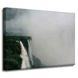 obraz-na-plotnie-natura-gory-wodospad-40x30-cm-iguaz-roslinnosc-mgla