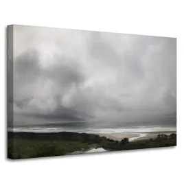 obraz-na-plotnie-natura-ujscie-do-morza-90x60-cm-przed-burza-deszczowo