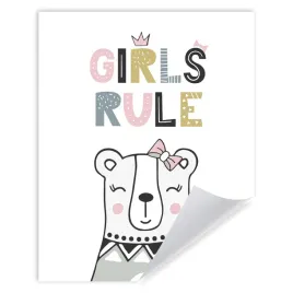 plakat-dzieciece-girls-rule-24x30-cm