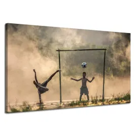 obraz-na-plotnie-mlodziezowe-pilka-nozna-120x70-cm-azja-boisko-sport-mgla