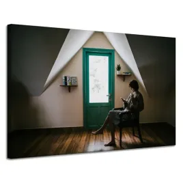 obraz-na-plotnie-ludzie-kobieta-chillout-120x80-cm-codziennosc-odpoczynek