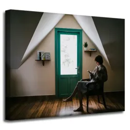 obraz-na-plotnie-ludzie-kobieta-chillout-50x40-cm-codziennosc-odpoczynek