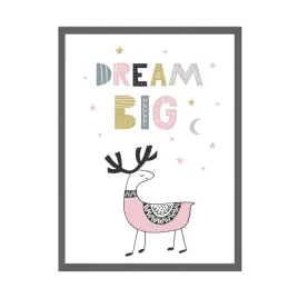 plakat-idealny-dla-dziecka-napis-dream-big-24x30-cm-ramka-kamienna-szarosc