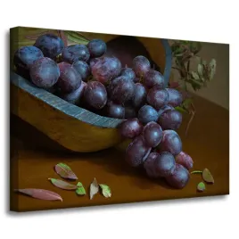 obraz-na-plotnie-kuchnia-winogrono-70x50-cm-owoce-czerwonego-winogronu