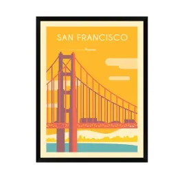 plakat-panstwa-san-francisco-usa-kalifornia-40x50-cm-ramka-czarna