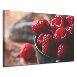 obraz-na-plotnie-kuchnia-czerwone-maliny-120x80-cm-owoce-raspberries-rozowe