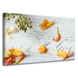 obraz-na-plotnie-botanika-platki-kwiatow-100x60-cm-flora-jesien-list-pismo