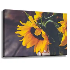 obraz-na-plotnie-botanika-sloneczniki-60x40-cm-zolte-platki-kwiaty-lato