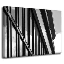 obraz-na-plotnie-czarno-biale-budownictwo-40x30-cm-architektura-okna-szary