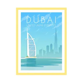 plakat-miasta-dubaj-architektoniczne-wakacje-24x30-cm-ramka-zolta