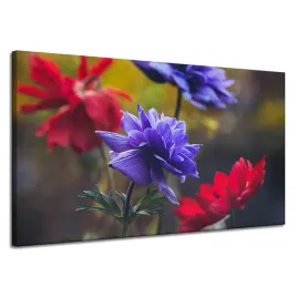 obraz-na-plotnie-botanika-kwiaty-polne-120x70-cm-wiosna-laka-dzika-przyroda