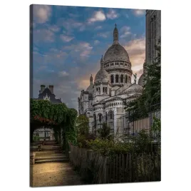 obraz-na-plotnie-architektura-bazylika-paryz-50x70-francja-europa-miasto