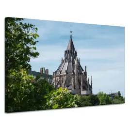 obraz-na-plotnie-architektura-kosciol-120x80-cm-wieza-widok-niebo-barok