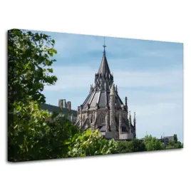 obraz-na-plotnie-architektura-kosciol-80x50-cm-wieza-widok-niebo-barok