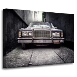 obraz-na-plotnie-vintage-retro-samochod-70x50-cm-classic-ford-ciemny-klimat