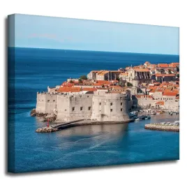 obraz-na-plotnie-architektura-chorwacja-50x40-cm-dubrownik-zadar-wakacje