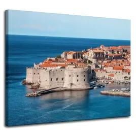 obraz-na-plotnie-architektura-chorwacja-100x80-cm-dubrownik-zadar-wakacje