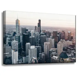 obraz-na-plotnie-architektura-chicago-60x40-cm-usa-polonia-miasta-wiezowce