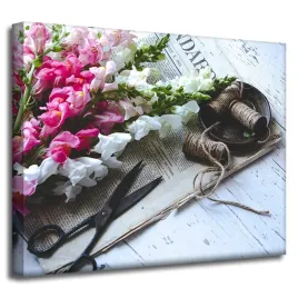 obraz-na-plotnie-flora-lwie-paszcze-50x40-cm-bukiet-kwiatow-botanika-wyzlin
