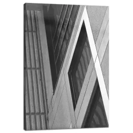 obraz-na-plotnie-architektura-betonowy-mur-40x60-okna-budynek-szary-klimat