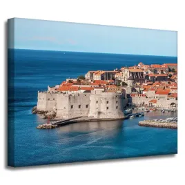 obraz-na-plotnie-architektura-chorwacja-40x30-cm-dubrownik-zadar-wakacje