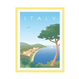 plakat-panstwa-wlochy-europa-wakacje-morze-24x30-cm-ramka-zolta