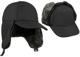 czapka-uszatka-zimowa-meska-fox-trapper-czarna