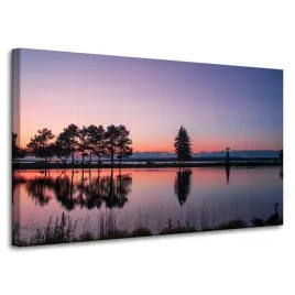 obraz-na-plotnie-zachod-slonca-nad-woda-100x60-cm-refleksyjny-nastroj-widok
