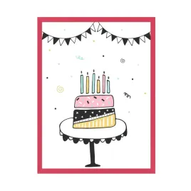 plakat-urodzinowy-tort-urodzinowy-imprezowy-24x30-cm-ramka-amarant