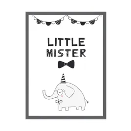 plakat-urodzinowy-imprezowy-little-mister-24x30-cm-ramka-kamienna-szarosc