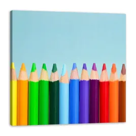 obraz-na-plotnie-teczowe-kredki-swiat-pelen-barw-80x80