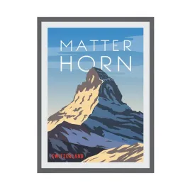 plakat-panstwa-szwajcaria-alpy-gory-matterhorn-24x30-cm-ramka-szara