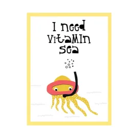 plakat-dzieciece-i-need-vitamin-sea-24x30-cm-ramka-zolta