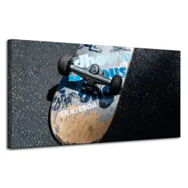 obraz-na-plotnie-mlodziezowe-deskorolka-120x60-cm-skatepark-pasja-deska