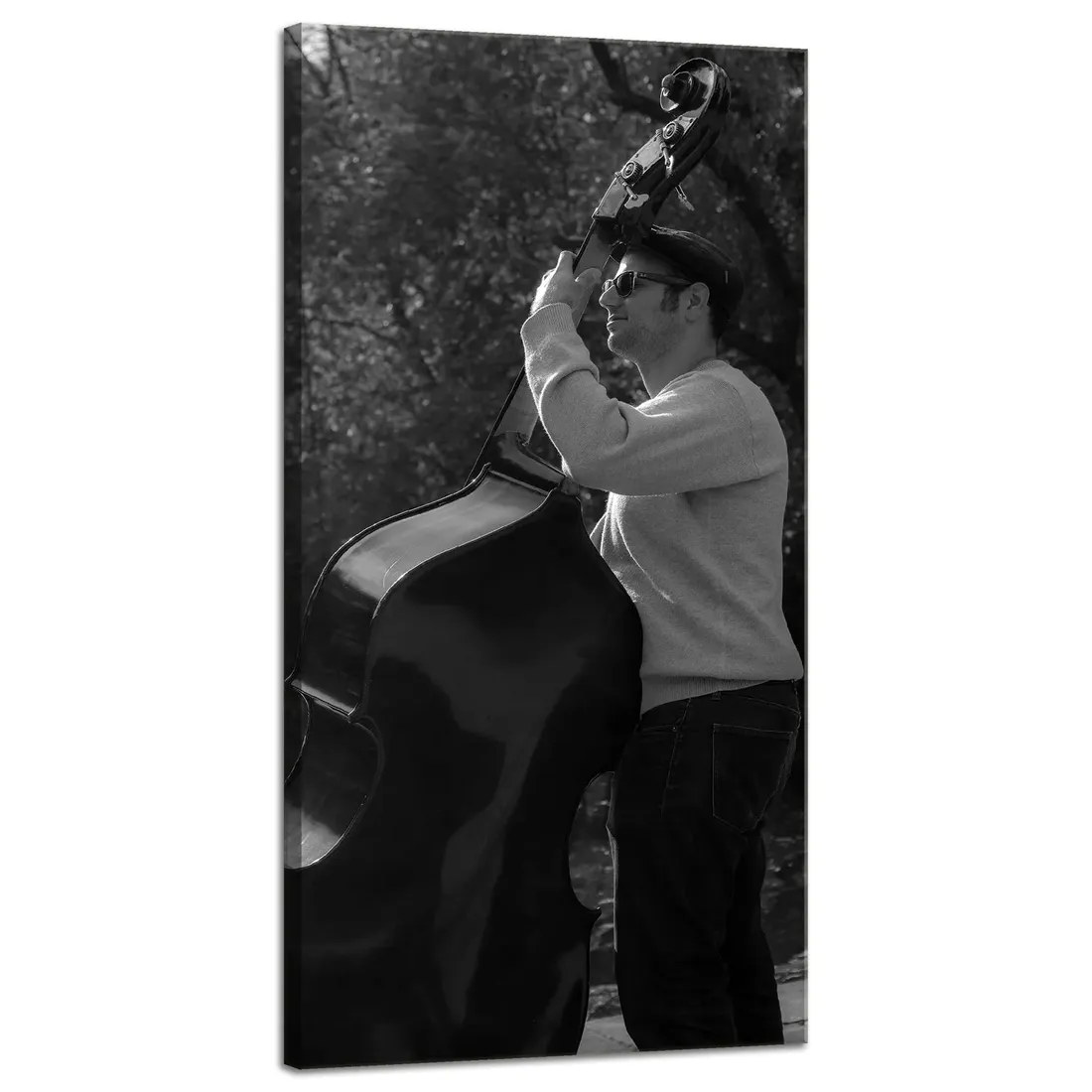 obraz-na-plotnie-muzyka-muzyk-kontrabas-40x80-cm-stan-nowy