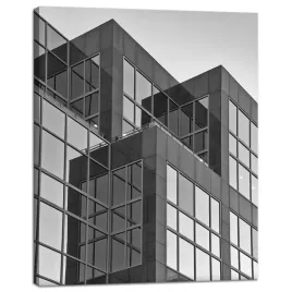 obraz-na-plotnie-architektura-miasto-40x50-cm-budynek-okna-szarosc-modern