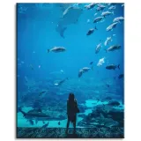obraz-na-plotnie-ludzie-akwarium-40x50-cm-stan-nowy
