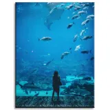 obraz-na-plotnie-ludzie-akwarium-30x40-cm-stan-nowy