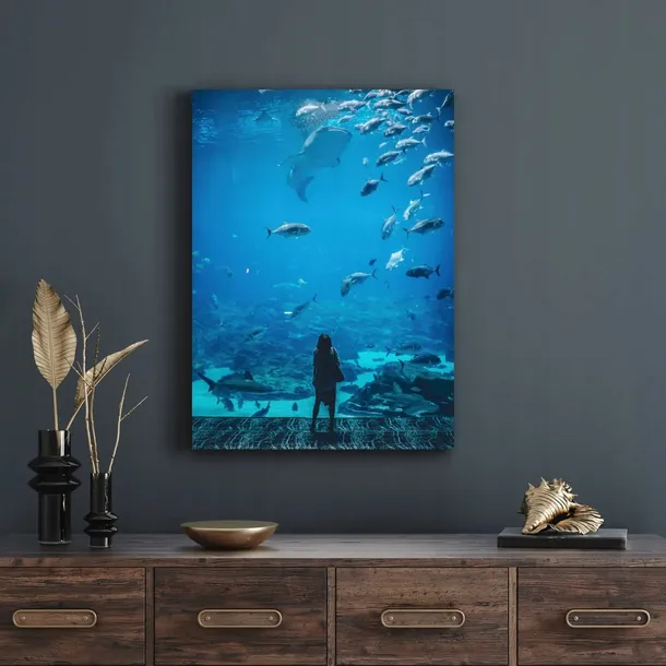 obraz-na-plotnie-ludzie-akwarium-30x40-cm-sposob-wykonania-druk-cyfrowy