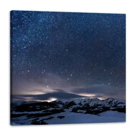 obraz-na-plotnie-kosmos-natura-gory-w-sniegu-50x50