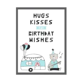 plakat-urodzinowy-hugs-kisses-pocalunki-milosc-24x30-cm-ramka-szara