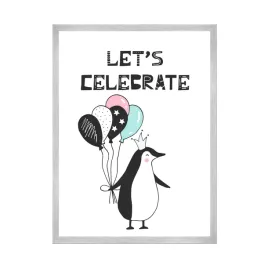 plakat-urodzinowy-let-s-celebrate-pingwin-24x30-cm-ramka-srebrna