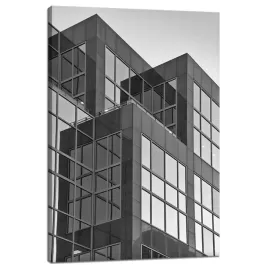 obraz-na-plotnie-architektura-miasto-40x60-cm-budynek-okna-szarosc-modern