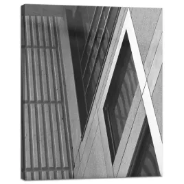 obraz-na-plotnie-architektura-betonowy-mur-40x50-okna-budynek-szary-klimat