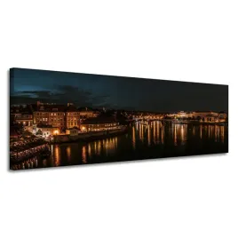 obraz-na-plotnie-architektura-praga-noca-150x50-cm