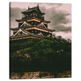obraz-na-plotnie-architektura-zamek-hiroshima-40x50-cm